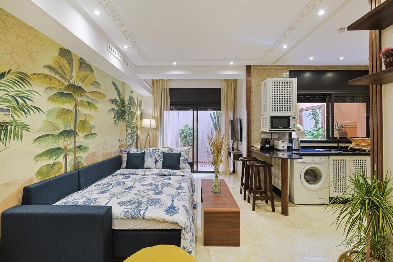 Oasis - Appartement Authentique A Gueliz Marrakesh Ngoại thất bức ảnh
