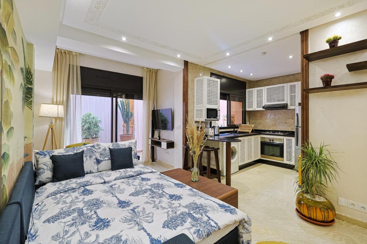 Oasis - Appartement Authentique A Gueliz Marrakesh Ngoại thất bức ảnh