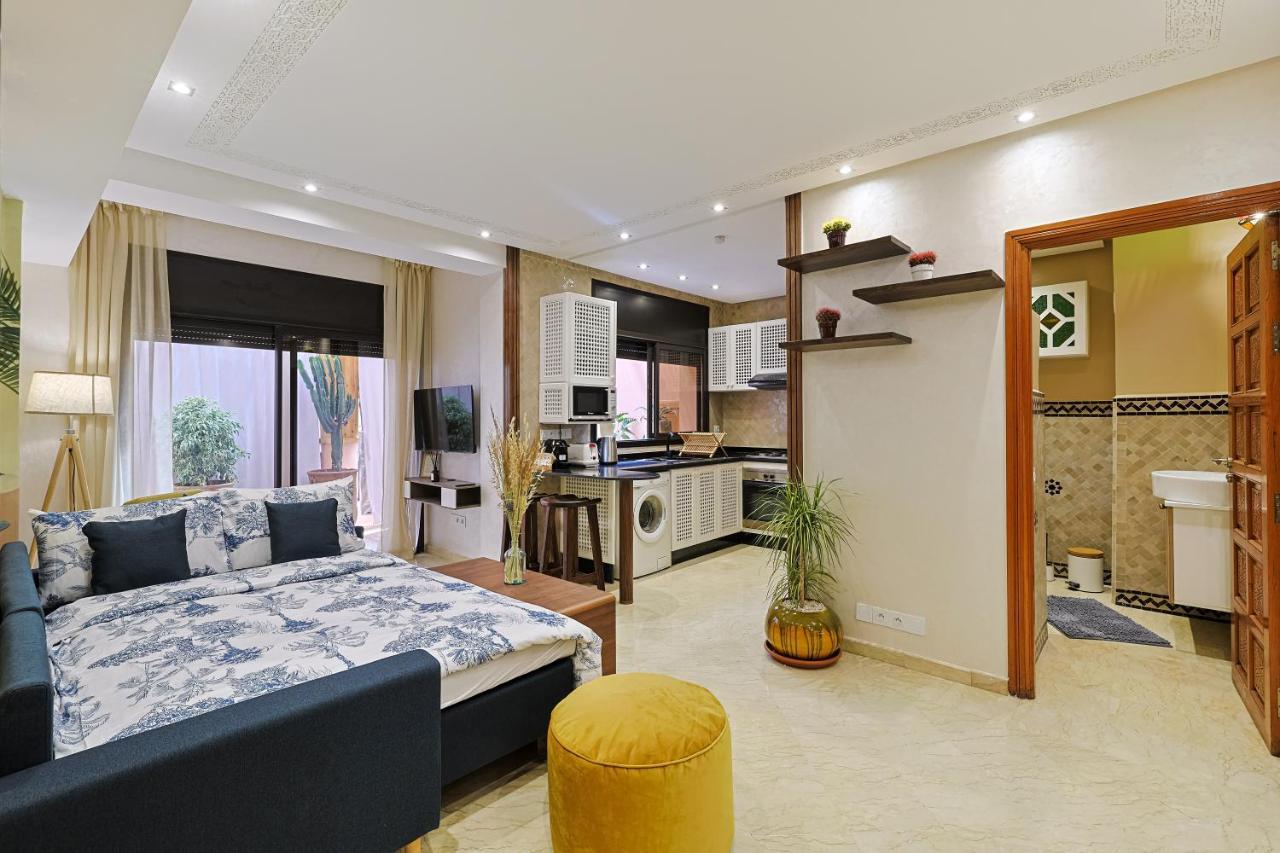 Oasis - Appartement Authentique A Gueliz Marrakesh Ngoại thất bức ảnh