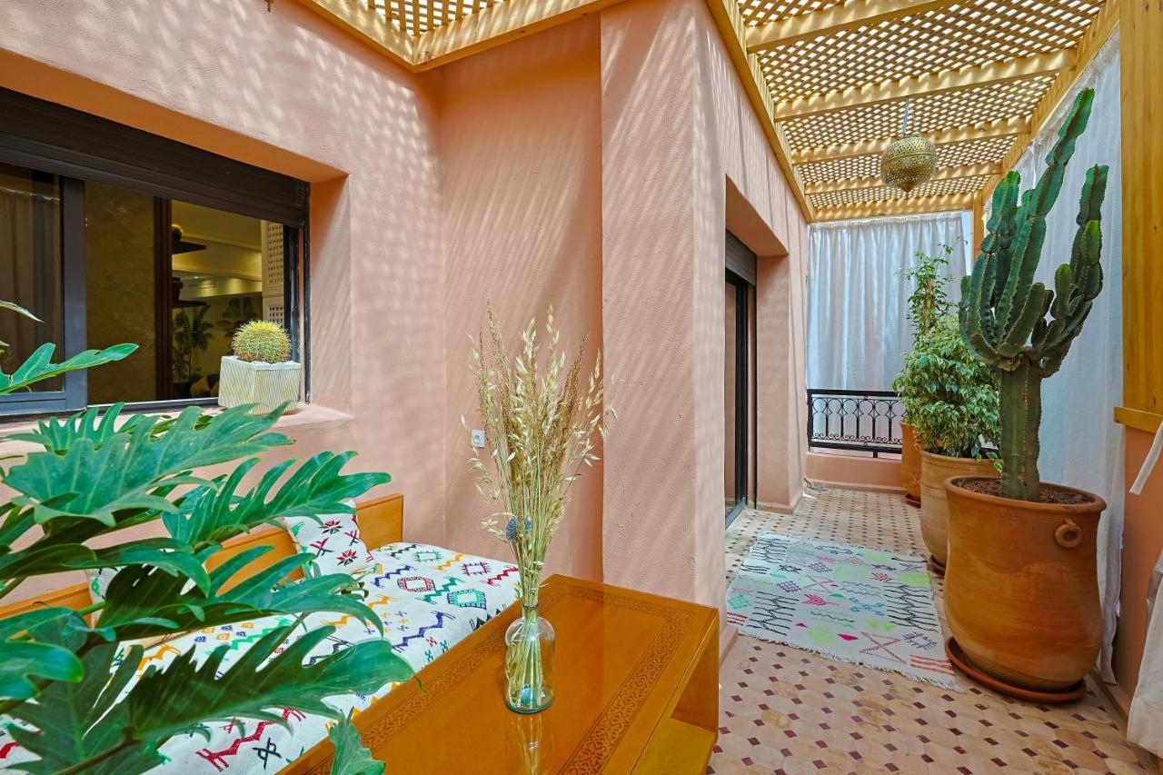 Oasis - Appartement Authentique A Gueliz Marrakesh Ngoại thất bức ảnh
